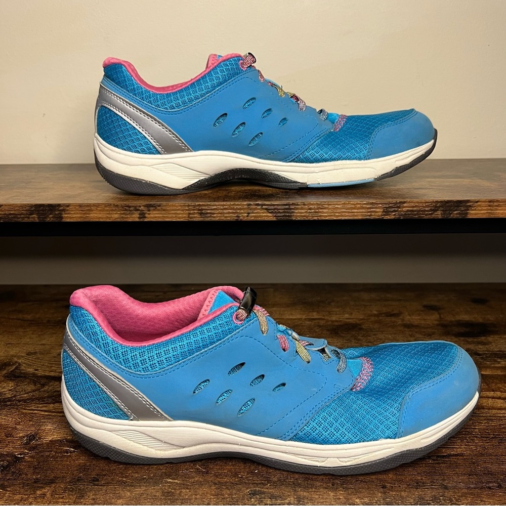 Vionic Venture Running Sneaker Blue Pink Magnetic Closure 1st Ray tech womens 11